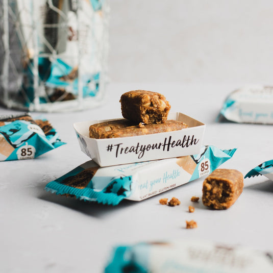 Squirrel Sisters Peanut Caramel Snack Bar – Vegan, Gluten-Free, No Added Sugar