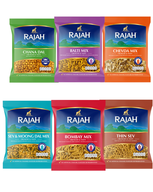Rajah Snacks Multipack – All 6 Flavours in One!