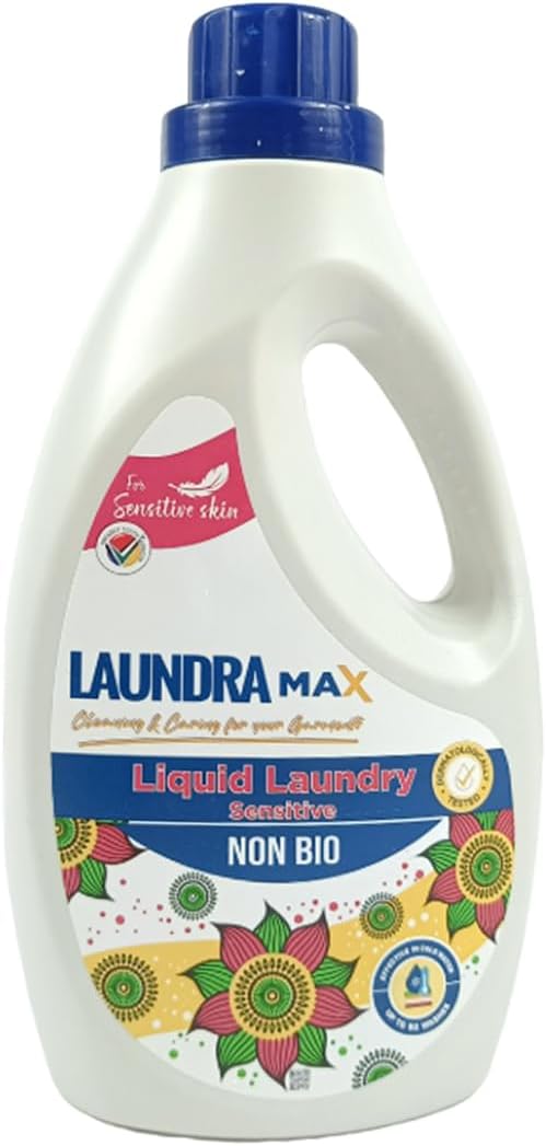 Load image into Gallery viewer, Sensitive Liquid Laundry Detergent – Dermatologically Tested Non Bio Concentrated Liquid Detergent for Washing Machine Stain Removal Laundry Liquid Detergent
