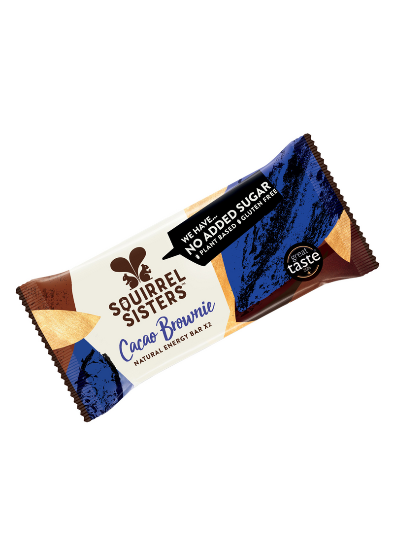 Load image into Gallery viewer, Squirrel Sisters Cacao Brownie Snack Bar – Vegan, High-Fiber, No Added Sugar
