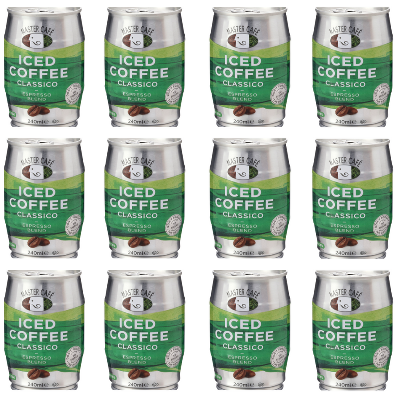Load image into Gallery viewer, Master Café Iced Coffee in Cans, Classico 240ml
