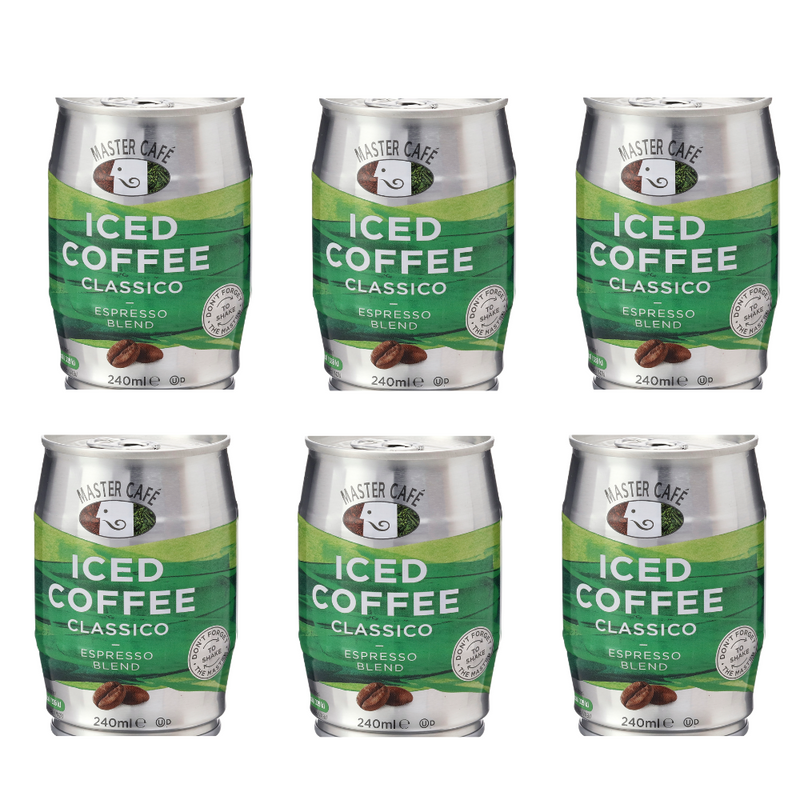 Load image into Gallery viewer, Master Café Iced Coffee in Cans, Classico 240ml
