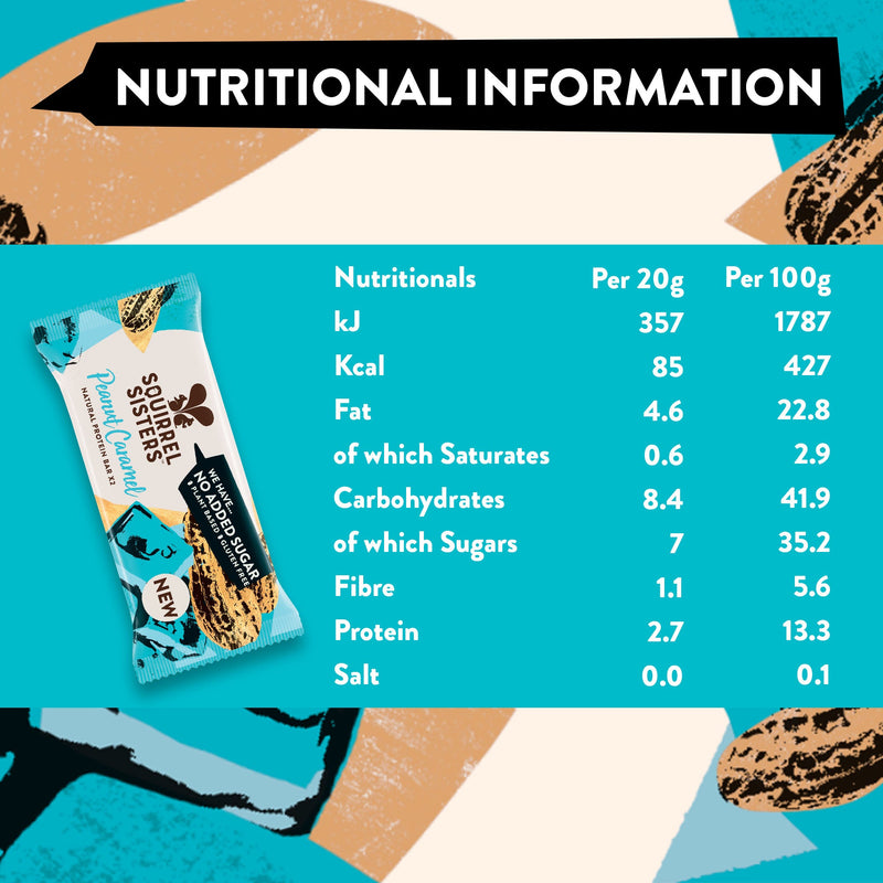 Load image into Gallery viewer, Squirrel Sisters Peanut Caramel Snack Bar – Vegan, Gluten-Free, No Added Sugar

