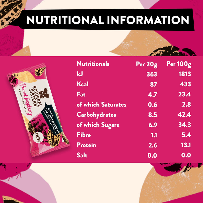 Load image into Gallery viewer, Squirrel Sisters Peanut Raspberry Snack Bar – Vegan, Gluten-Free, No Added Sugar

