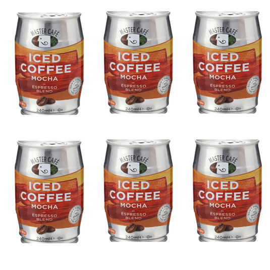 Master Café Iced Coffee in Cans, Mocha 240ml