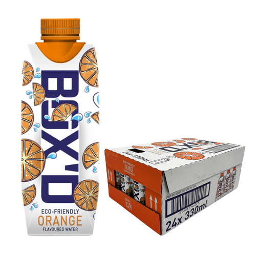Box'D H2O Orange Pack of 24 x 330ml Case