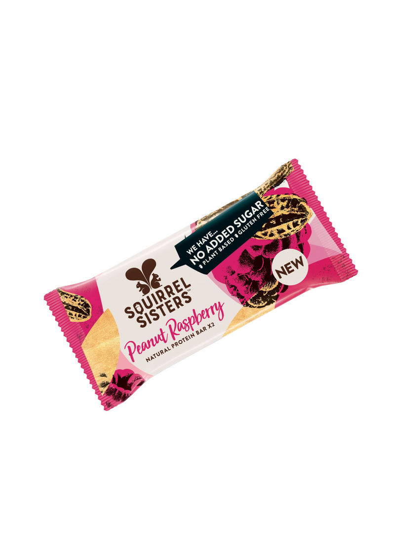Load image into Gallery viewer, Squirrel Sisters Peanut Raspberry Snack Bar – Vegan, Gluten-Free, No Added Sugar
