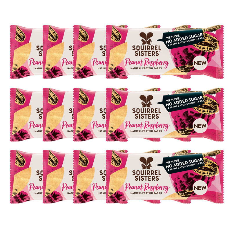 Load image into Gallery viewer, Squirrel Sisters Peanut Raspberry Snack Bar – Vegan, Gluten-Free, No Added Sugar

