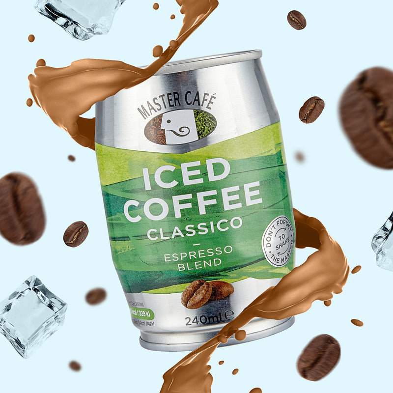 Load image into Gallery viewer, Master Café Iced Coffee in Cans, Classico 240ml
