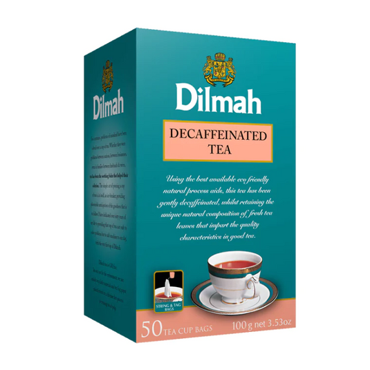 Dilmah Premium Decaffeinated Ceylon Black Tea 50 Tea Bags 100g