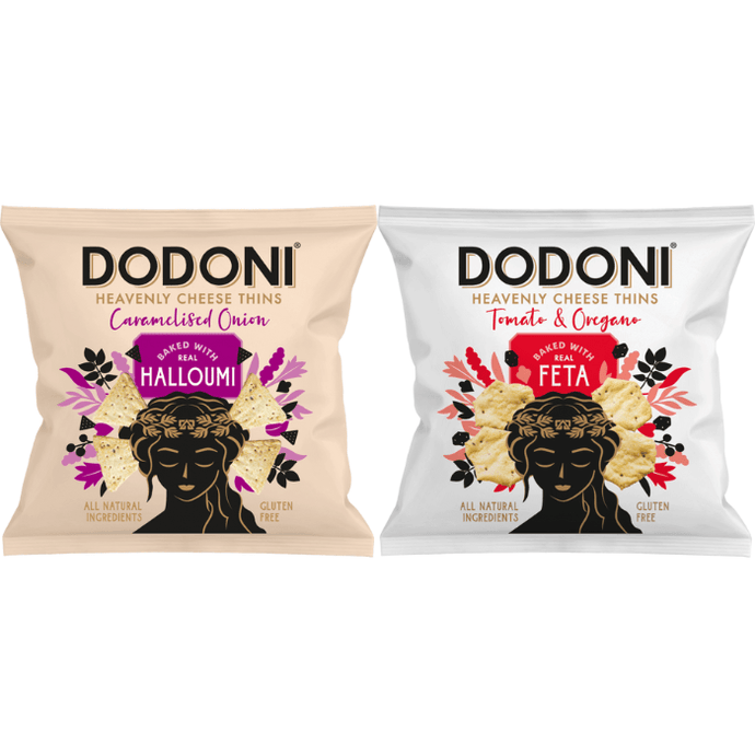 Dodoni Heavenly Cheese Thins Drinks Party Mediterranean Savoury Snacks 2x 80g