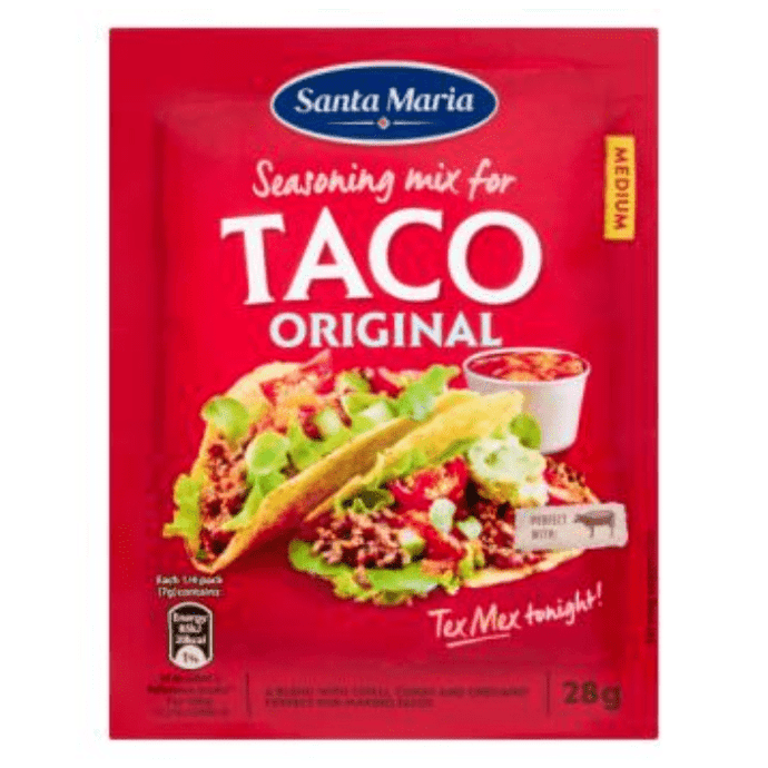 Santa Maria Tex Mex Taco Medium Seasoning Mix 28g